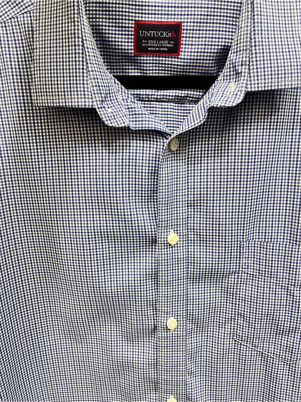 UNTUCKit Ducale Mens Gingham
Check Button Up Shirt